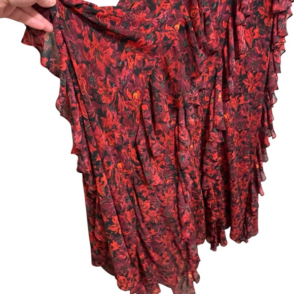 Cinqà Sept Stargazer Lilies Glenda Gown Size 8 - Picture 10 of 14